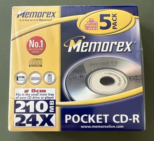 Memorex pocket 210 mb - cd-r,