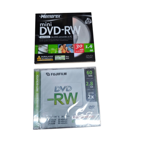 Memorex mini dvd - dvd-rw, fujifilm