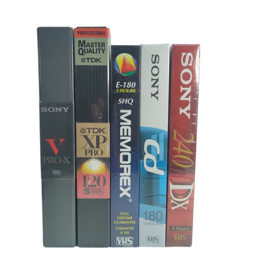 Vhs leerkassetten sony - vhs,