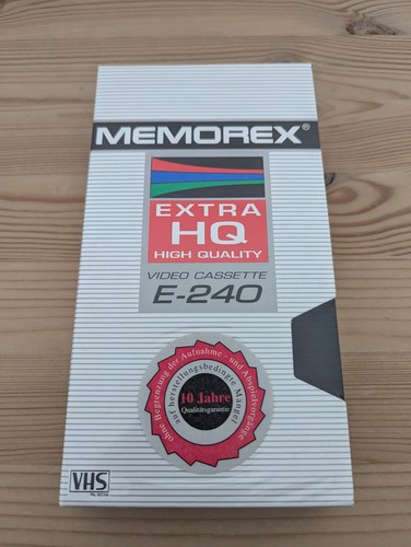 Videokassette memorex extra - videokassette, hq