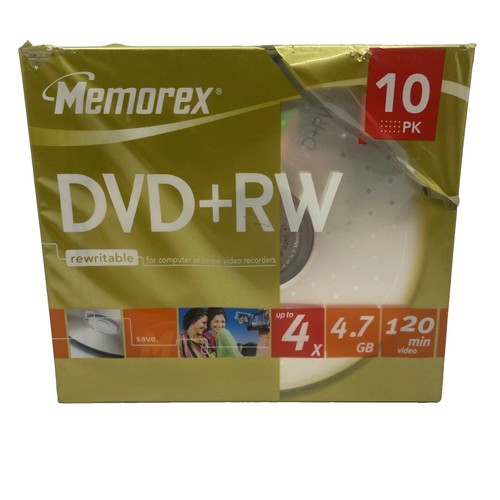 Memorex dvd 7gb 4x 120 - dvd+rw,