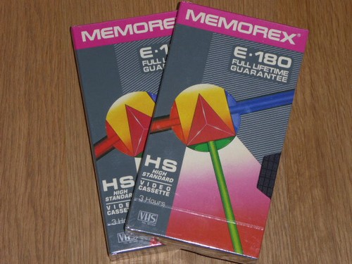 Videokassetten memorex - videokassetten, 2