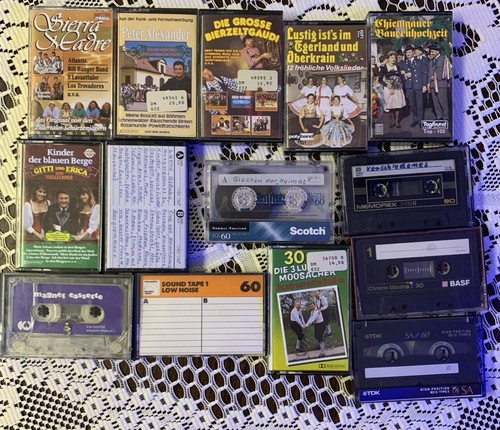 Konvolut tape cassette - tape,