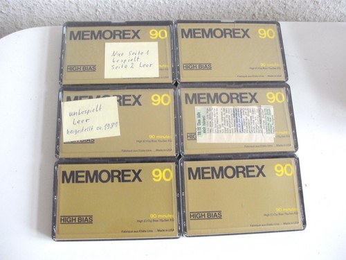 Audiokassetten memorex - 6,