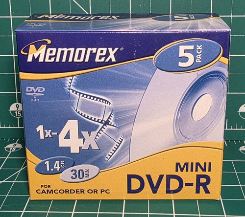 Memorex 5er pack mini dvd - pack, dvd-r